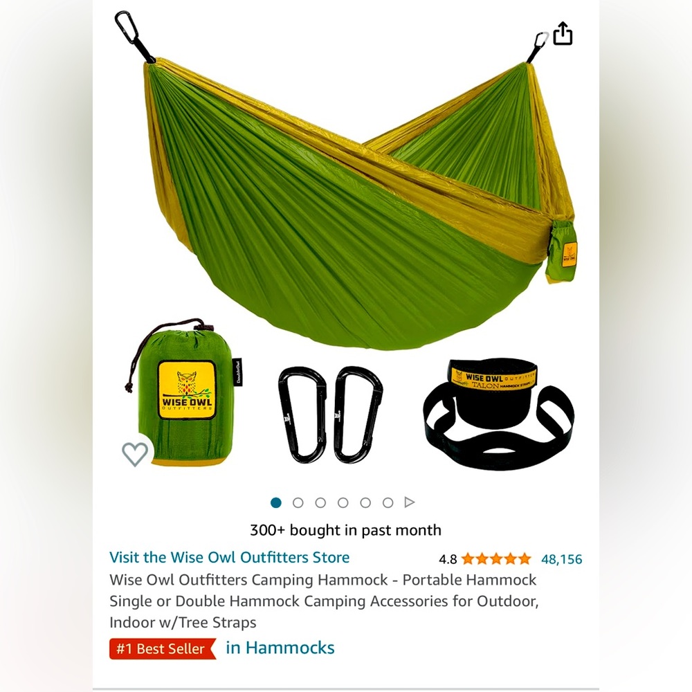 #1 Selling Hammock - Wise Owl Outfitters